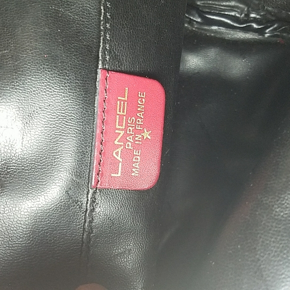 LANCEL PARIS Made in FRANCE Red Leather Backpack Vintage Distressed Zipper - Picture 10 of 16